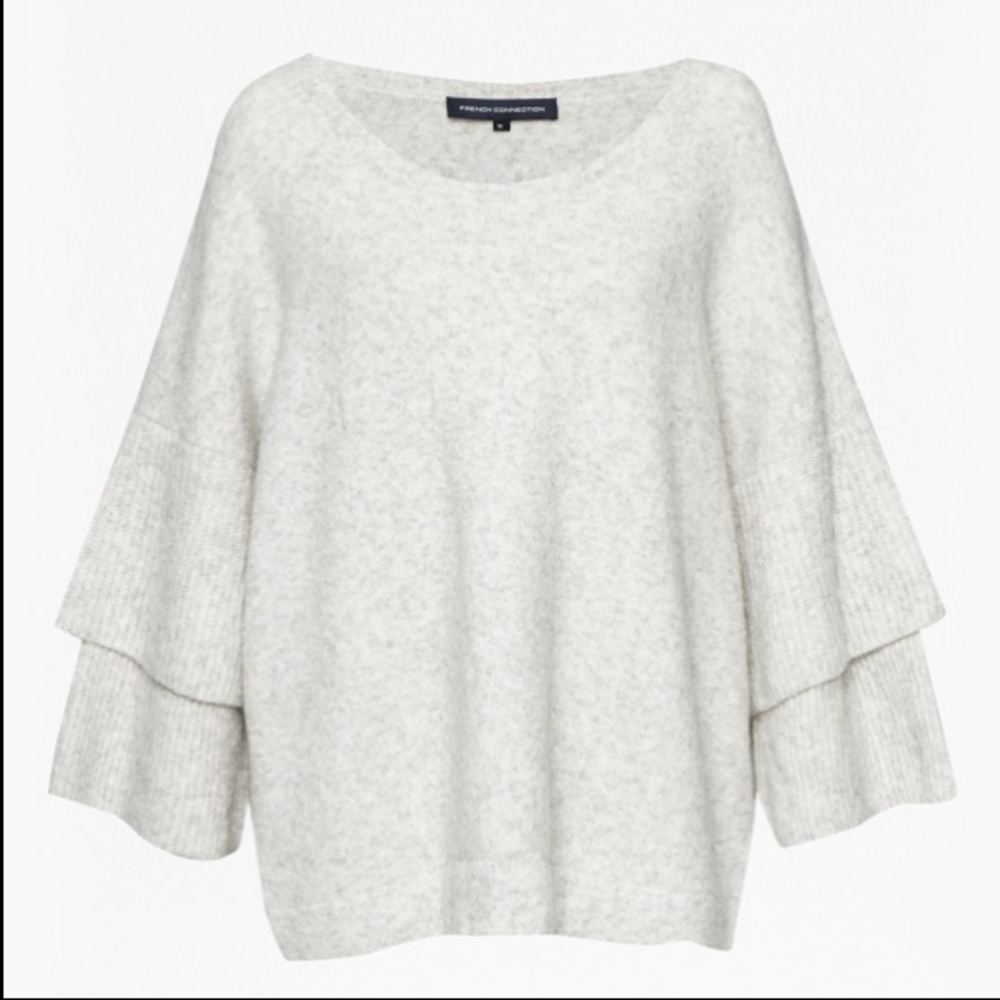 Sold - French Connection Flossy Ruffle Sleeve Sweater